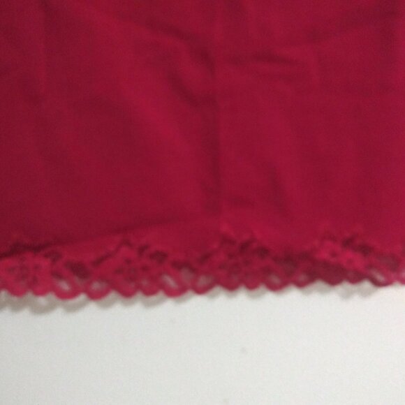 Elegant Red Lace Trim Sleeveless Blouse – Coldwater Creek, Size M (10-12) - Picture 5 of 8